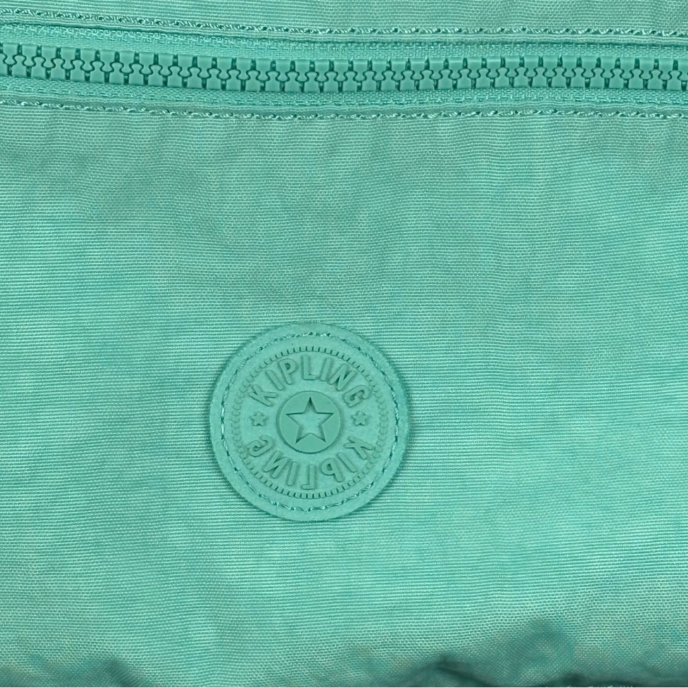 EUC Kipling Alvar multi-pocket Crossbody Bag in Mint Green Perfect condition! - Picture 2 of 15
